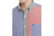 Tommy Men's Mickey Check Colorblock Shirt