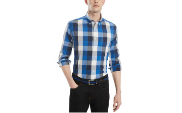 Tommy Men's Classic Fit Calmon Plaid Shirt