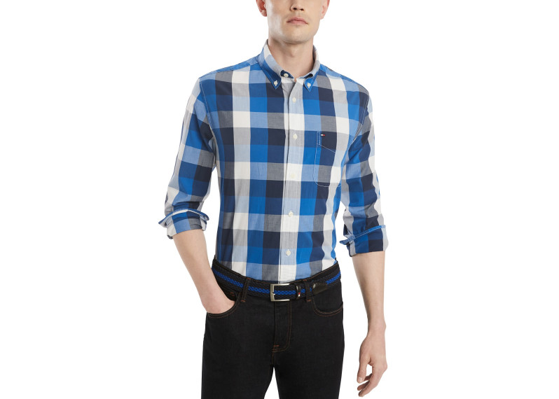 Tommy Men's Classic Fit Calmon Plaid Shirt