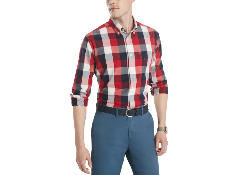 Tommy Men's Classic Fit Calmon Plaid Shirt