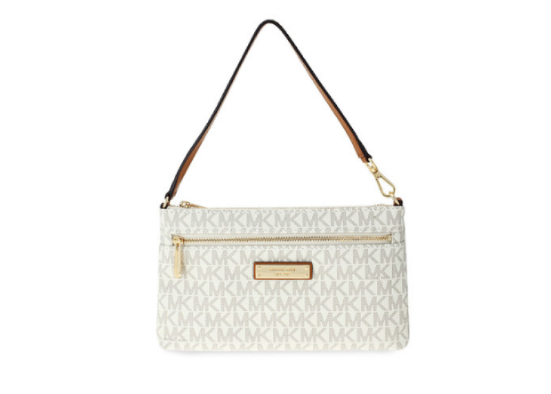 Jet Set Large Wristlet - Vanilla