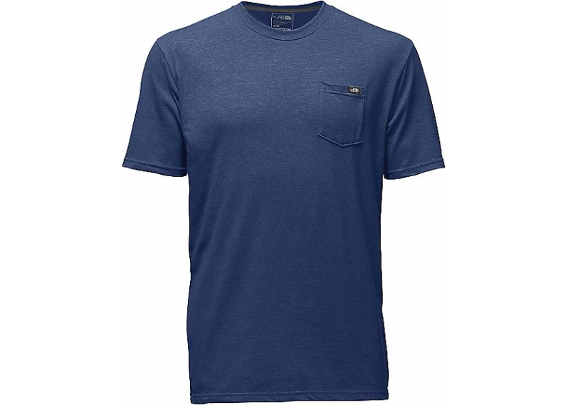 The North Face Men's Classic Pocket SS Tee - Shady blue heather