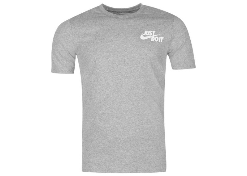 Nike Just Do It Hybrid Tee Shirt Mens - Grey