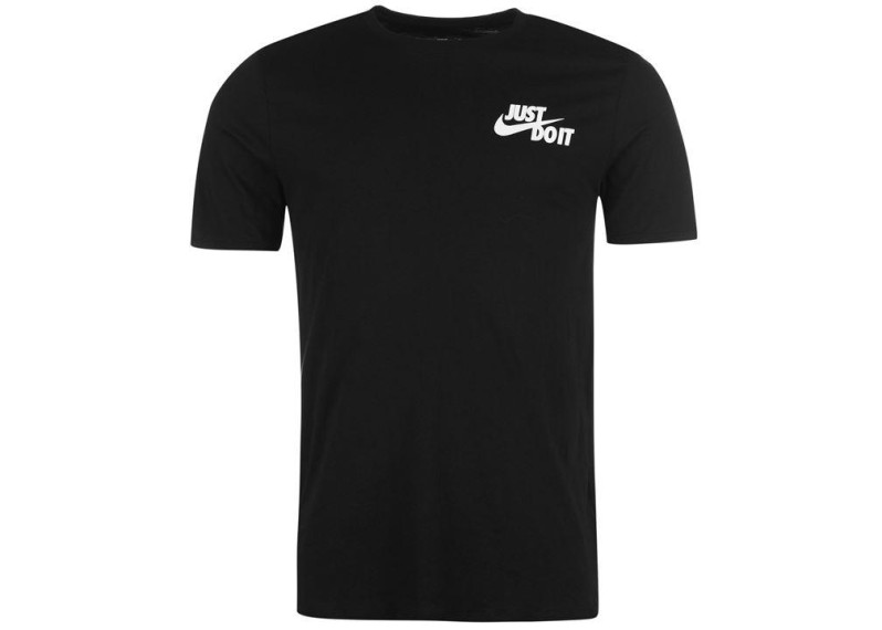 Nike Just Do It Hybrid Tee Shirt Mens - Black