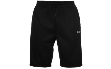 Lee Cooper Fleece Shorts Mens - Black