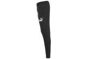 Puma Tapered Fleece Pants Mens - Black/White