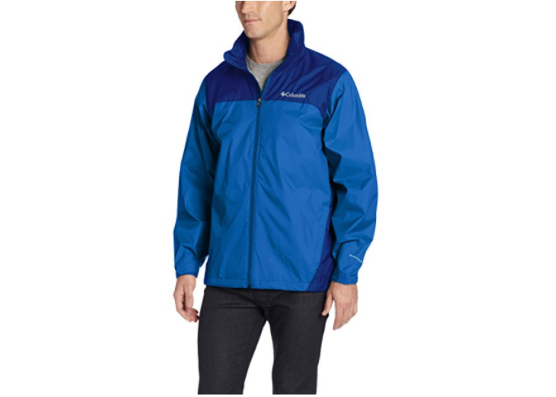 Glennaker Lake Front-Zip Rain Jacket with Hideaway Hood