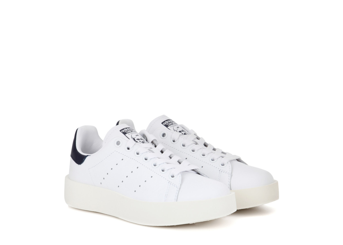 Stan smith bold leather on sale sneakers