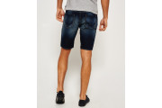 Officer Slim Denim Shorts - ironheart