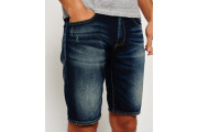 Officer Slim Denim Shorts - ironheart