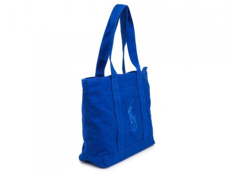 POLO RALPH LAUREN CAMINO TOTE - Royal 950317