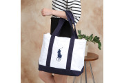 POLO RALPH LAUREN CAMINO TOTE - WHITE 950316