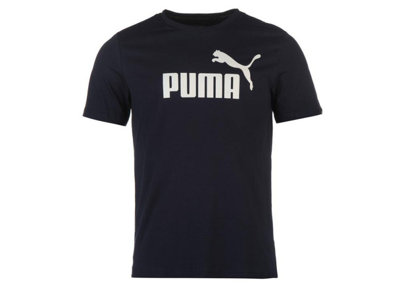 Puma No 1 Logo T Shirt Mens - Peacoat