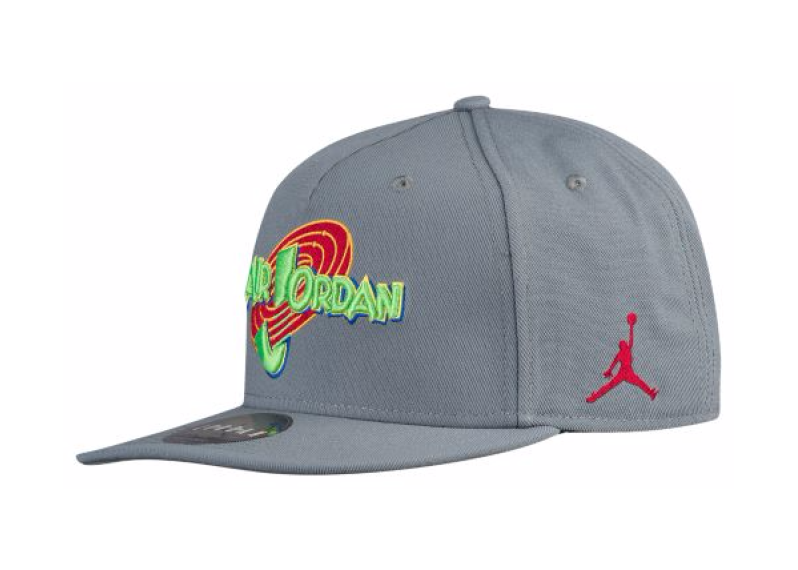 JORDAN RETRO 11 SPACE JAM SNAPBACK - Cool Grey/Gym Red