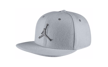 JORDAN RETRO 12 STRAPBACK - Wolf Grey/Dark Grey