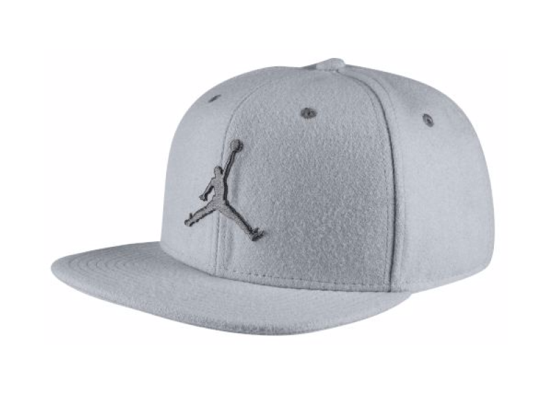 JORDAN RETRO 12 STRAPBACK - Wolf Grey/Dark Grey