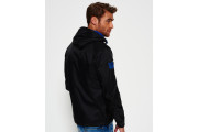 Dual Zip Through Cagoule - black/royal