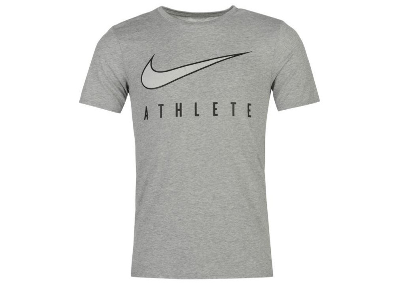 Nike Burn Athlete T Shirt Mens - Grey