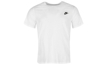 Nike Core Embroidery Logo T Shirt Mens - White/Black