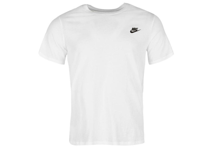 Nike Core Embroidery Logo T Shirt Mens - White/Black