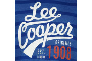 Lee Cooper Yard Crew T Shirt Mens - Royal Blue