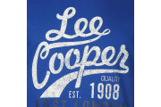 Lee Cooper Logo Vintage T Shirt Mens - Classic Blue