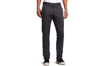 Dickies Men's Skinny Straight-Fit Work Pant-Charcoal