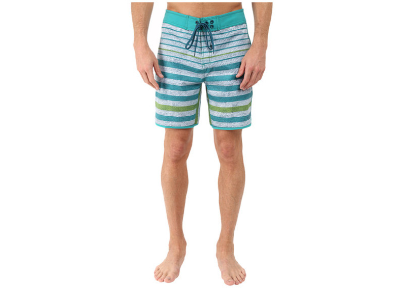 The North Face Whitecap Boardshorts - short - Vibrant Green Chambray Stripe