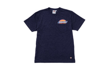 DICKIES ポケット付きロゴプリントTシャツ 172M30WD23 - Navy