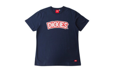 DICKIES ロゴプリントTシャツ 163M30EC17 - Navy