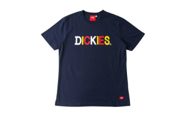 DICKIES ロゴプリントTシャツ 163M30EC16 - Navy