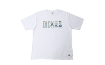 DICKIES 文字抜きフォトプリントルーズフィットTシャ 172U30WD01 - White