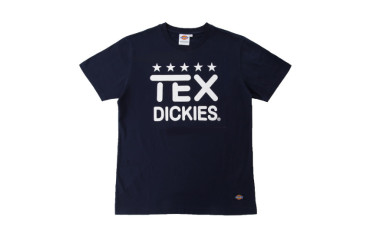 DICKIES プリントTシャツ 172M30WD25 - Navy