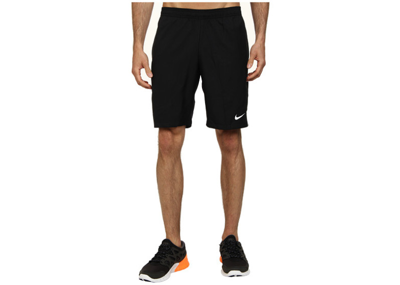 Nike Court 9" Short - Black/Black/White Multi Snake