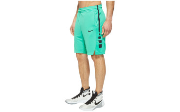 Nike Elite Stripe Basketball Short - Stadium Green/Stadium Green/Black/Black