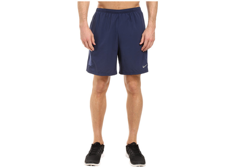 Nike Flex 7" Running Short - Midnight navy/Reflective Silver 