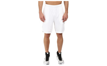 Nike Elite Basketball Short - White/Black/Wolf Grey/Matte Silver