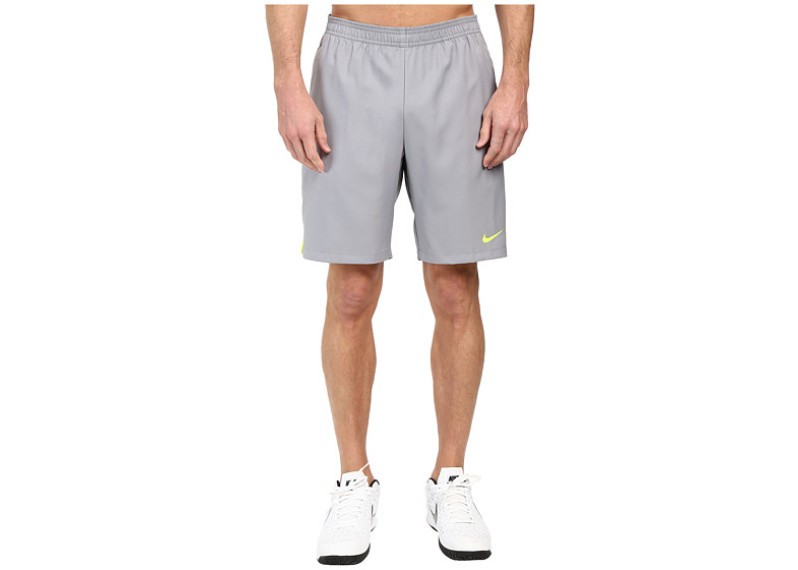 Nike Court 9" Short - Stealth/Volt/Volt