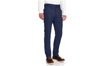 Dickies Men's Slim Skinny Fit Twill Work Pant-Deep Blue