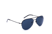 PRIVE REVAUX “The Ace” Handcrafted Designer Aviator Polarized Sunglasses - Black