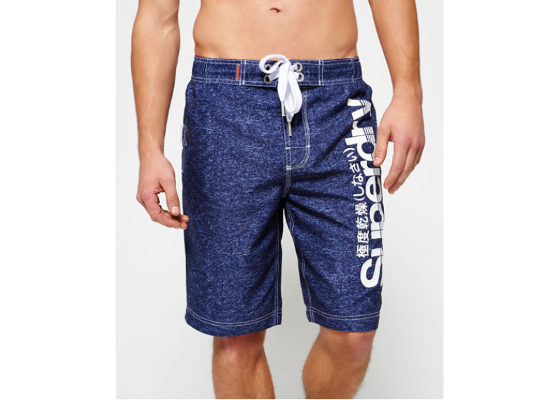 Superdry Boardshorts - enzyme blue grit