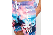 Premium Neo Reflective Swim Shorts - storm palm