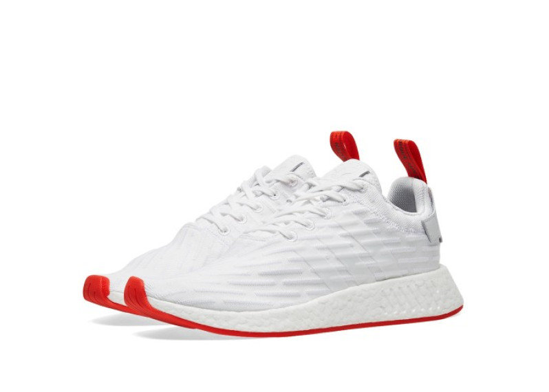 ADIDAS NMD_R2 PK - White & Core Red