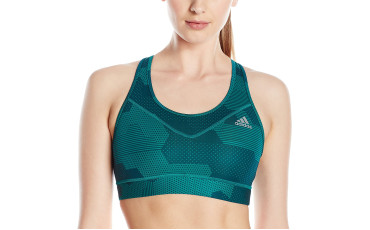 adidas Womens Training Techfit Bra - Equipment Green/Camo Print