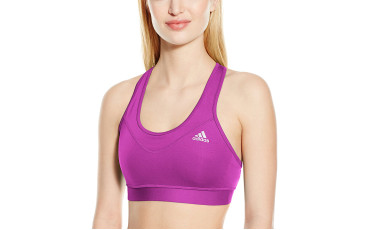 adidas Womens Training Techfit Bra - Shock Purple