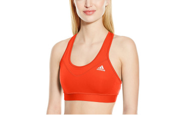 adidas Womens Training Techfit Bra - Solar Red