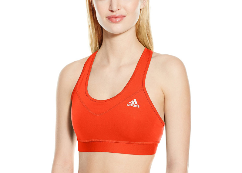 adidas Womens Training Techfit Bra - Solar Red