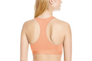 adidas Womens Training Techfit Bra - Sun Glow/Silver Logo