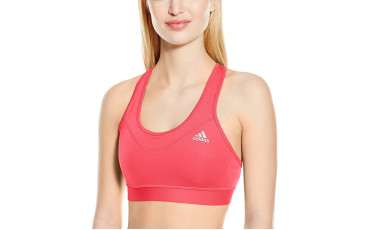 adidas Womens Training Techfit Bra - Core Pink/Matte Silver