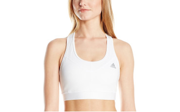 adidas Womens Training Techfit Bra - White/Matte Silver